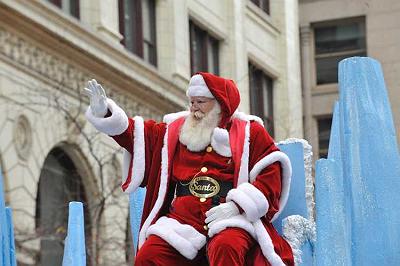 Santa Jeff in McDonald's Thanksgiving Parade Chicago Nov. 25, 2010